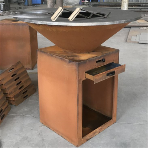 Commercial Wooden BBQ Grill Europe Picnic